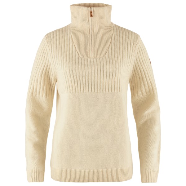 Fjällräven - Women's Övik Half Zip Knit - Wollpullover Gr M beige von Fjällräven