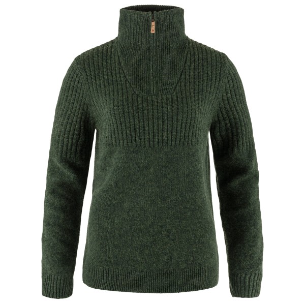 Fjällräven - Women's Övik Half Zip Knit - Wollpullover Gr XL oliv von Fjällräven