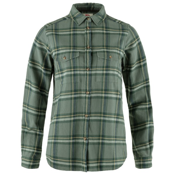 Fjällräven - Women's Övik Heavy Flannel Shirt - Hemd Gr L oliv von Fjällräven