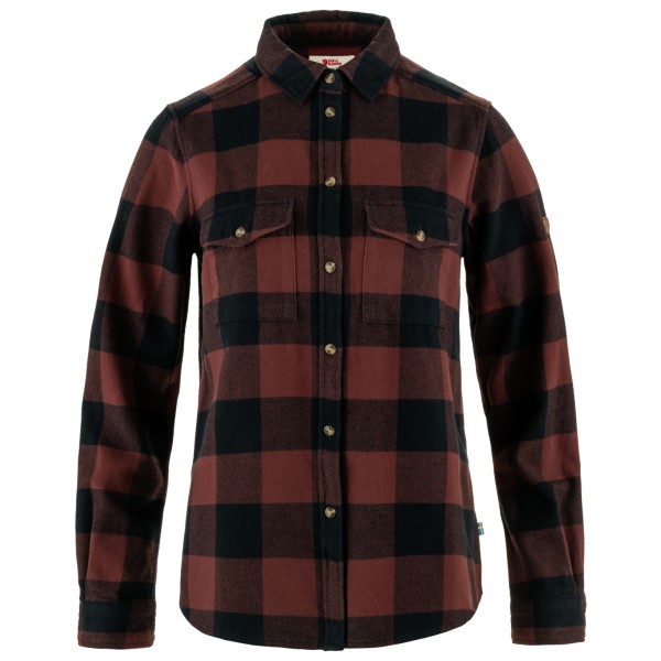 Fjällräven - Women's Övik Heavy Flannel Shirt - Hemd Gr L braun von Fjällräven