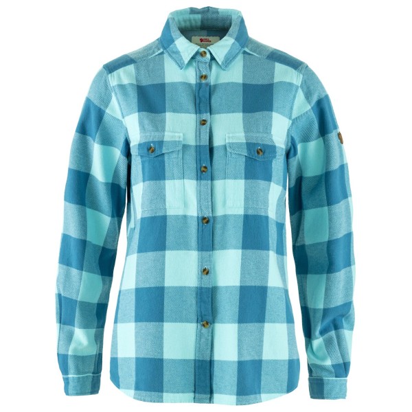 Fjällräven - Women's Övik Heavy Flannel Shirt - Hemd Gr S türkis von Fjällräven