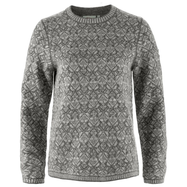 Fjällräven - Women's Snow Round Neck Sweater - Wollpullover Gr L grau von Fjällräven