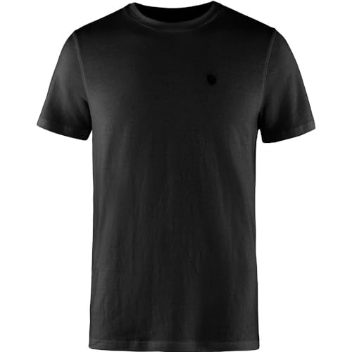 Fjällräven Herren Hemp Blend T-Shirt, Black, XL von Fjällräven