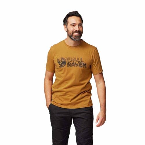 Fjällräven Herren Lush Logo T-Shirt, Acorn, S von Fjällräven