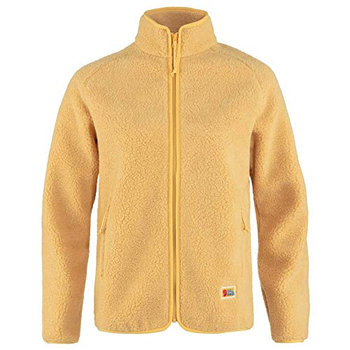 Fjällräven Damen Vardag Pile Fleece Fleecejacke, Mais Yellow, S von Fjällräven