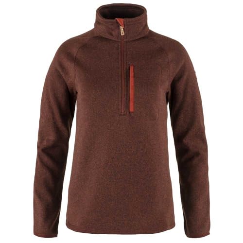 Fjallraven Damen Övik Fleecejacke Herbstlaub Half Zip von Fjällräven