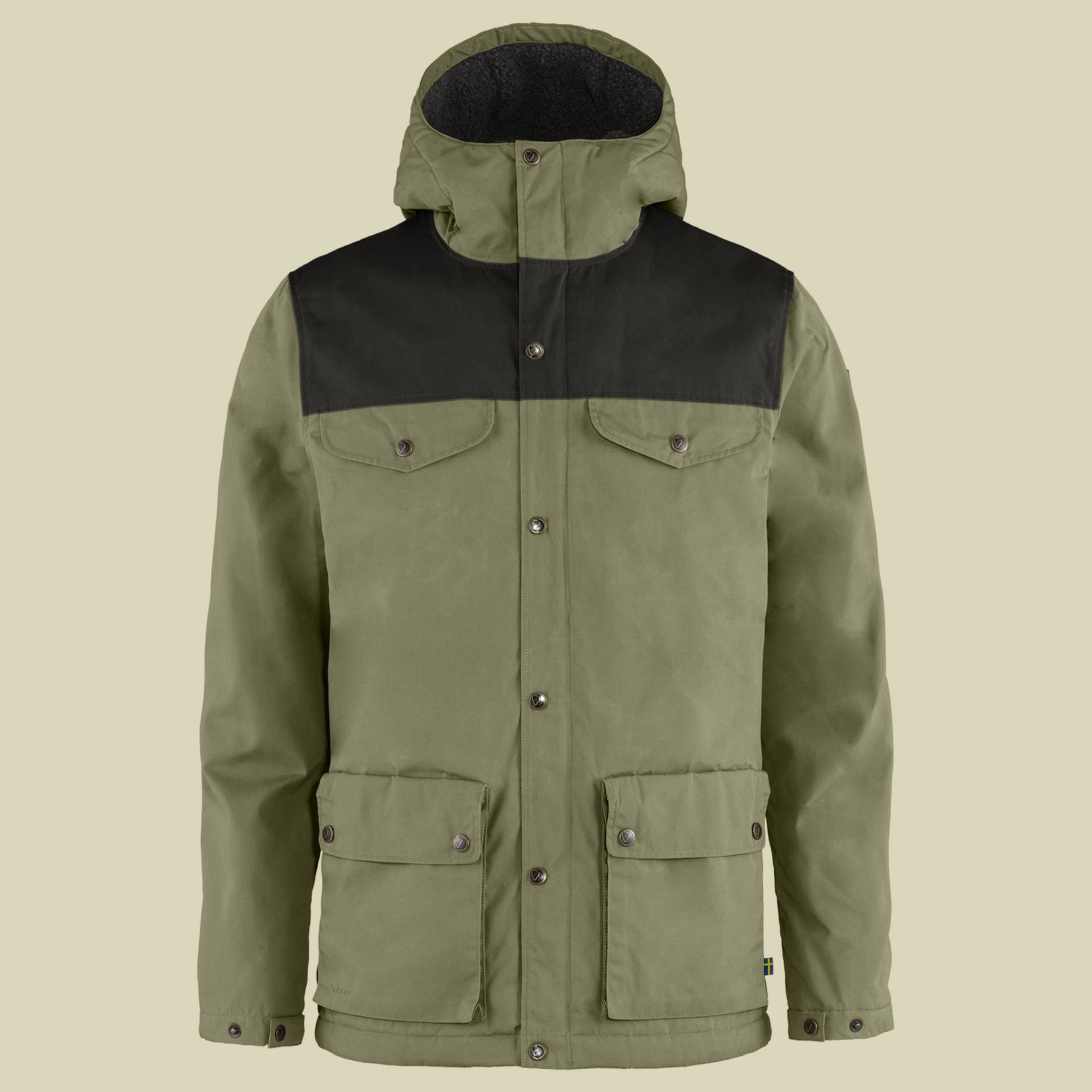 Greenland Winter Jacket Men grün L - green-dark grey von Fjällräven