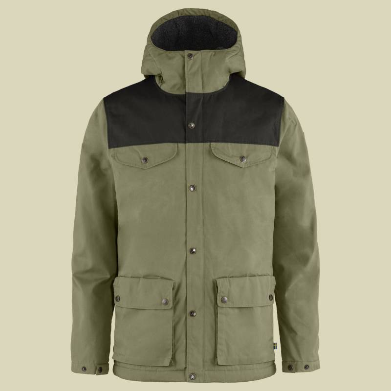 Greenland Winter Jacket Men grün M - green-dark grey von Fjällräven