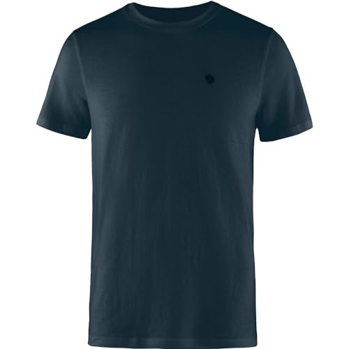 Fjällräven Herren Hemp Blend T-Shirt, Dark Navy, XL von Fjällräven