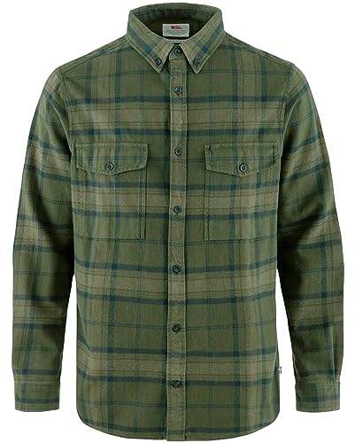 Fjallraven 81478-662-620 Övik Twill Shirt M Shirt Herren Deep Forest-Green Größe M von Fjallraven