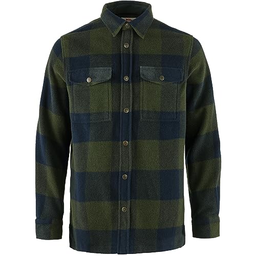 Fjallraven 90631-662-555 Canada Shirt M Shirt Herren Deep Forest-Dark Navy Größe XL von Fjallraven