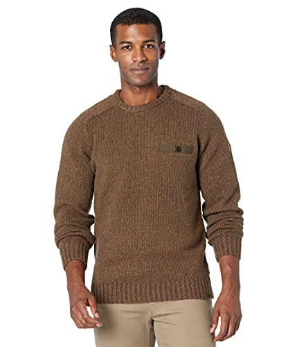 Fjallraven Mens Lada Round-Neck Sweater M Sweatshirt, Bogwood Brown, L von Fjallraven