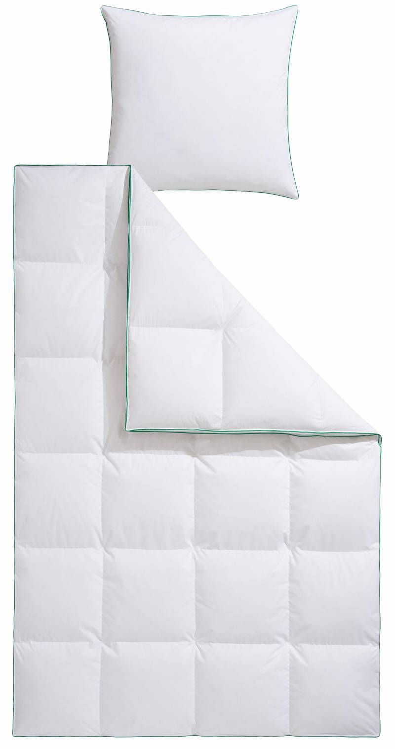 fjödur Daunenbettdecke + Kopfkissen "Fee" von Fjödur