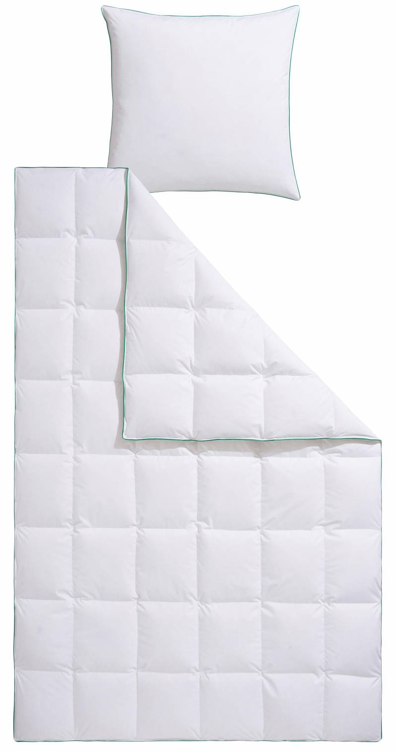 fjödur Daunenbettdecke + Kopfkissen "Fee" von Fjödur