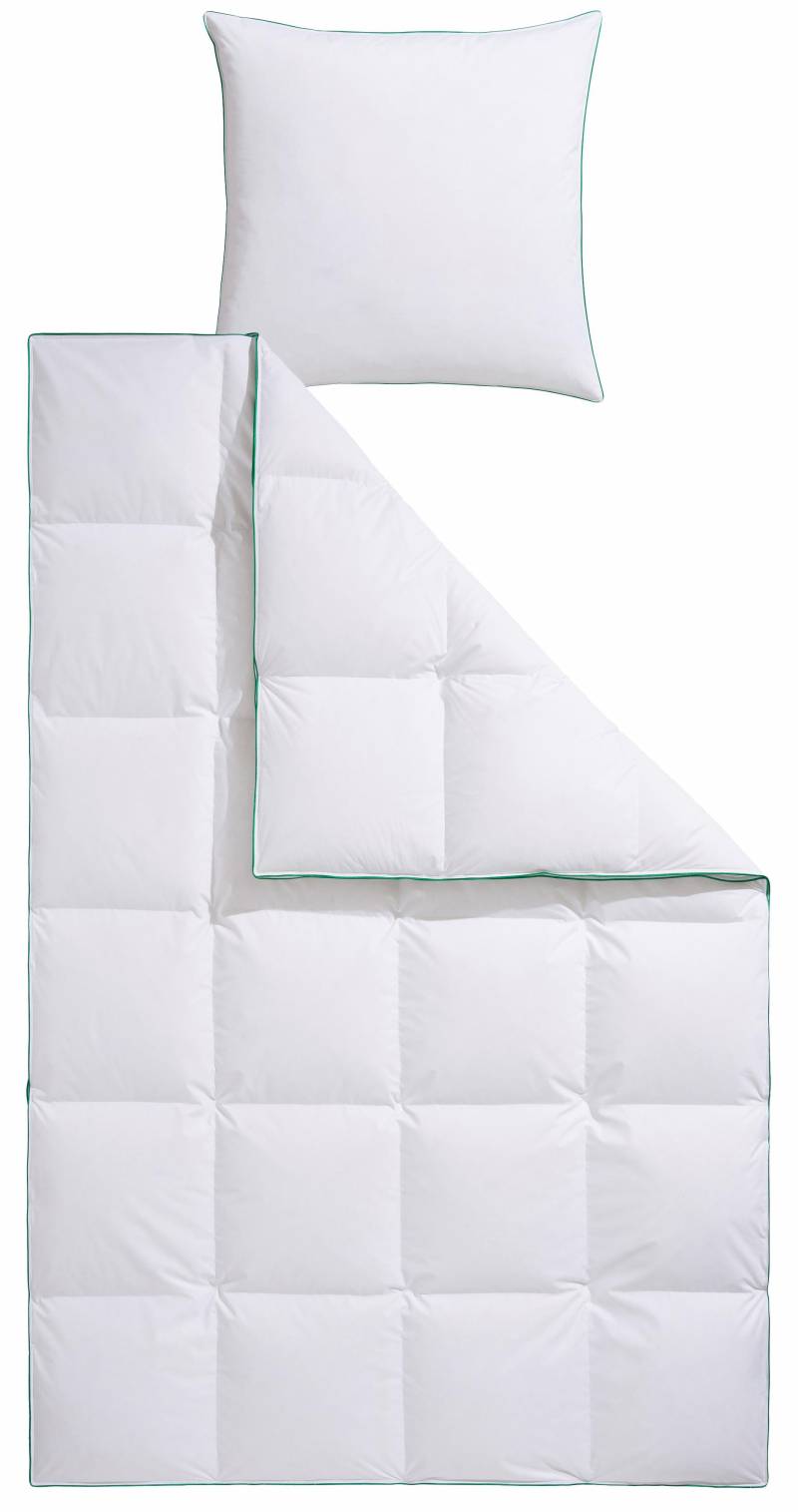 fjödur Daunenbettdecke + Kopfkissen "Fee" von Fjödur