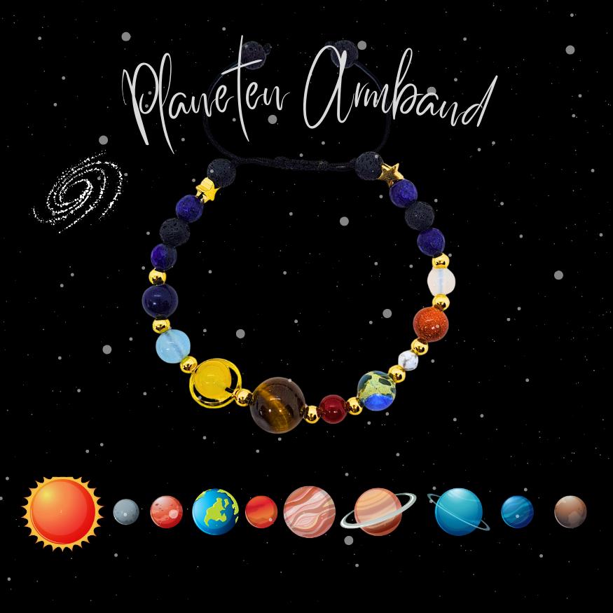 Planetenarmband, Sonnensystem Armband, Universum, Galaxie, Weltraum, Edelsteine, Geflochten, Verstellbar, 8 Planeten Naturstein Planetenarmband, Sonnensystem Armband, Universum, Galaxie, Weltraum, Edelsteine, Geflochten, Verstellbar, 8 Planeten Naturstein von Fjordschmuck