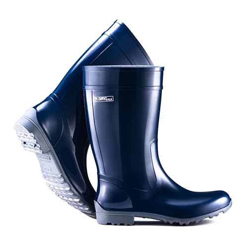 Fjordvik Himmelsken Gummistiefel | Leicht zu reinigen | Perfekt für Spaziergänge und Gassi gehen | Farbe: blau, Gr.:42 / UK 8 von Fjordvik
