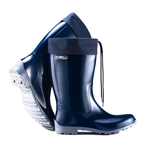 Fjordvik Himmelsken Gummistiefel | Wasserabweisend und schmutzresistent | Geeignet für Garten und Wanderungen | Farbe: SCF dunkelblau, Gr.:40 / UK 6.5 von Fjordvik