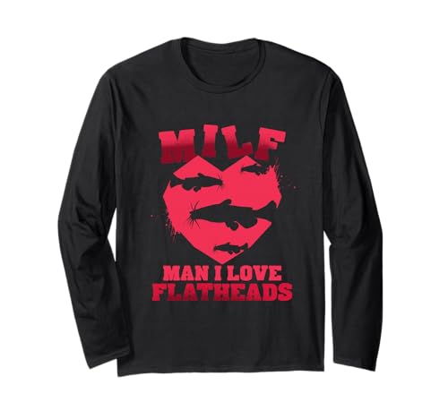 Flachkopfwels Man I Love Flatheads Langarmshirt Flachkopfwels Man I Love Flatheads Langarmshirt von Flachkopfwels