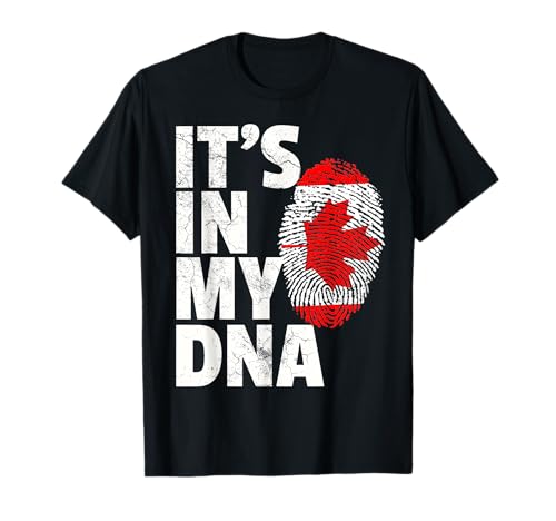 Canadian Canada Flag T Shirt Pride DNA Men Women Kids Gift T-Shirt Canadian Canada Flag T Shirt Pride DNA Men Women Kids Gift T-Shirt von Flag Country Pride - Shirt Home Nation Roots
