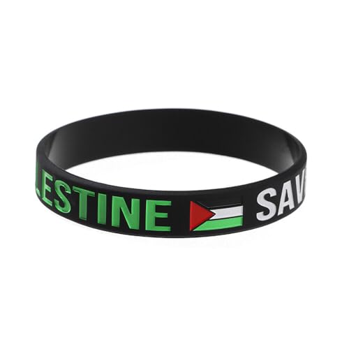 FlagSuperstore Armband "Free Palestine Save Gaza", Schwarz, Einheitsgröße, Tuch FlagSuperstore Armband "Free Palestine Save Gaza", Schwarz, Einheitsgröße, Tuch von FlagSuperstore