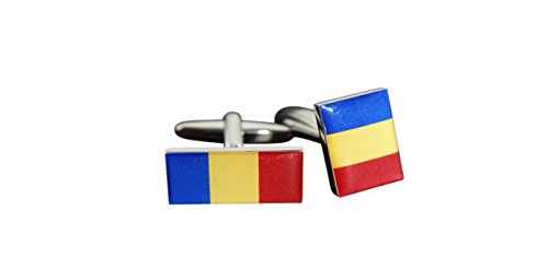 Flaggenfritze® Manschettenknöpfe Fahne/Flagge Tschad von Flaggenfritze