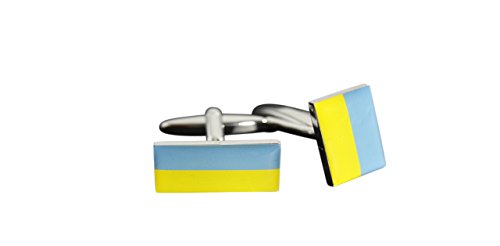 Flaggenfritze® Manschettenknöpfe Fahne/Flagge Ukraine von Flaggenfritze