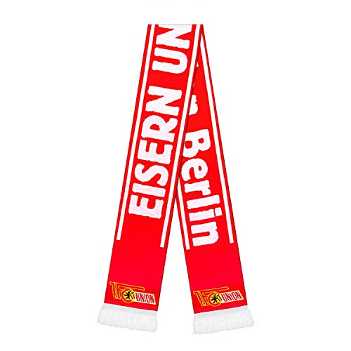 Flaggenfritze Schal 1.FC Union Berlin - 17 x 150 cm + gratis Aufkleber von Flaggenfritze