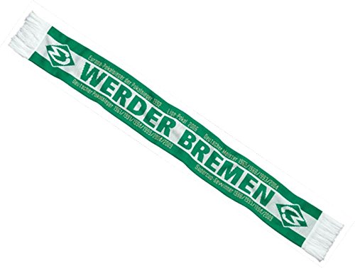 Flaggenfritze Schal Werder Bremen Erfolge - 17 x 150 cm + gratis Aufkleber von Flaggenfritze