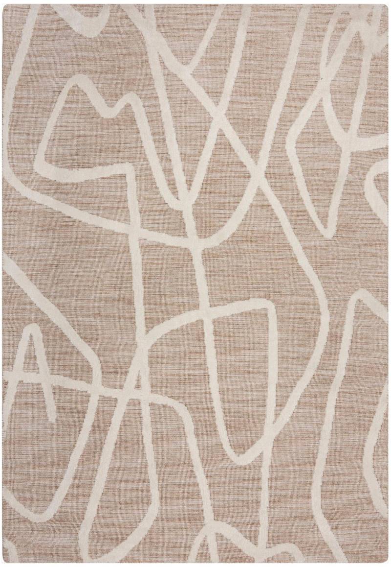 FLAIR RUGS Teppich "Micah" rechteckig 12 mm Höhe Hoch-niedriger Flor in Wolle-Optik von Flair Rugs