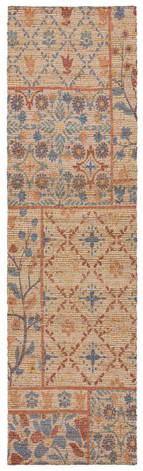 FLAIR RUGS Teppich "RILEY BLOCK GEO" rechteckig 2 mm Höhe Riley Block Geometrischer Läufer Teppich von Flair Rugs