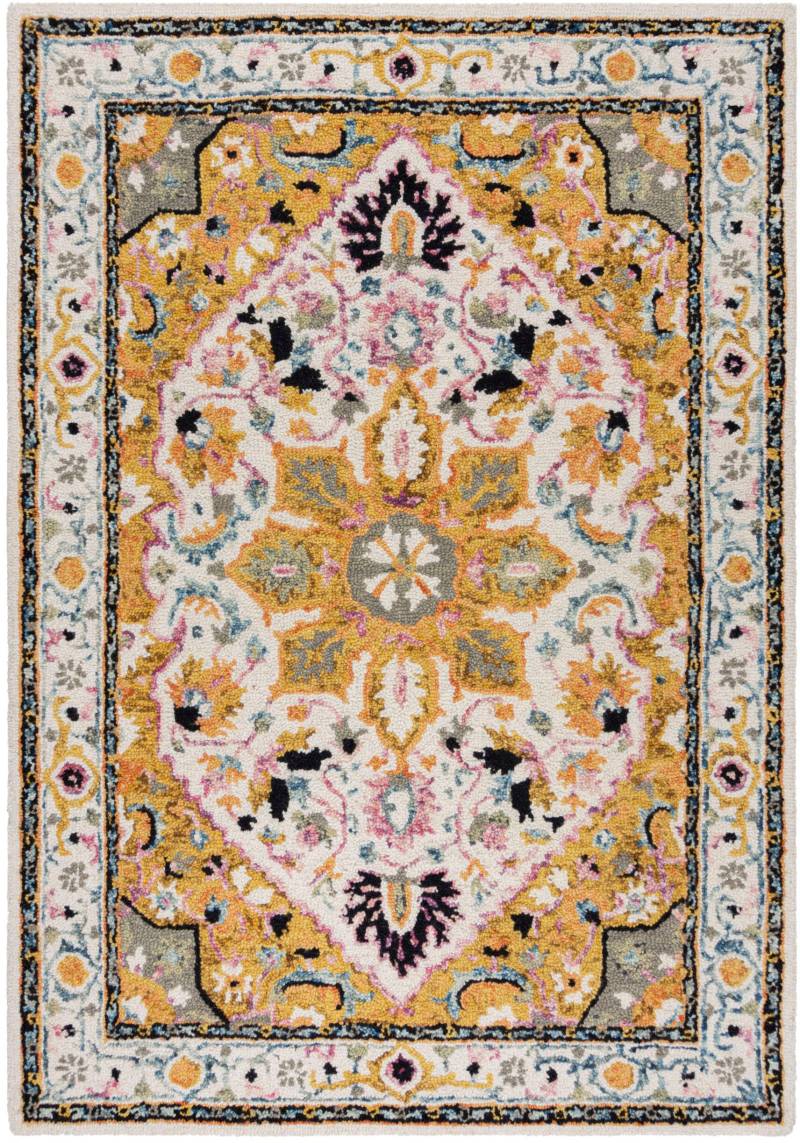 FLAIR RUGS Wollteppich "Dhalia" rechteckig 10 mm Höhe 100% Wolle, Wohnzimmer, Schlafzimmer, Esszimmer von Flair Rugs
