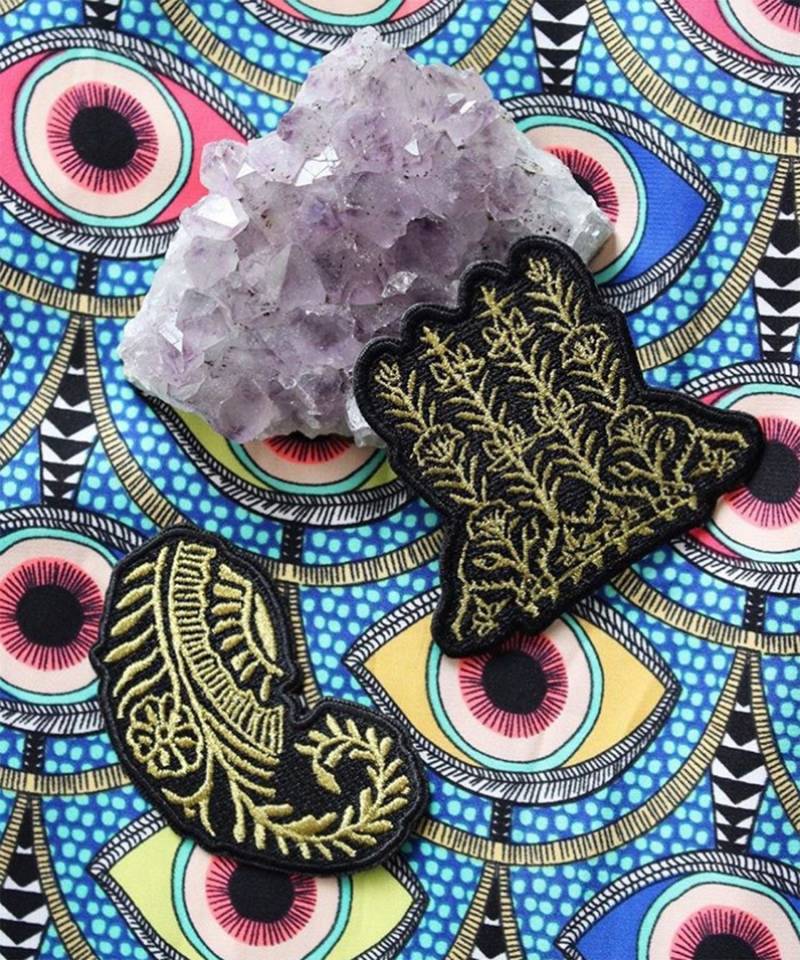 Glam Besticktes Aufnäher Set von FlairPlayDesigns