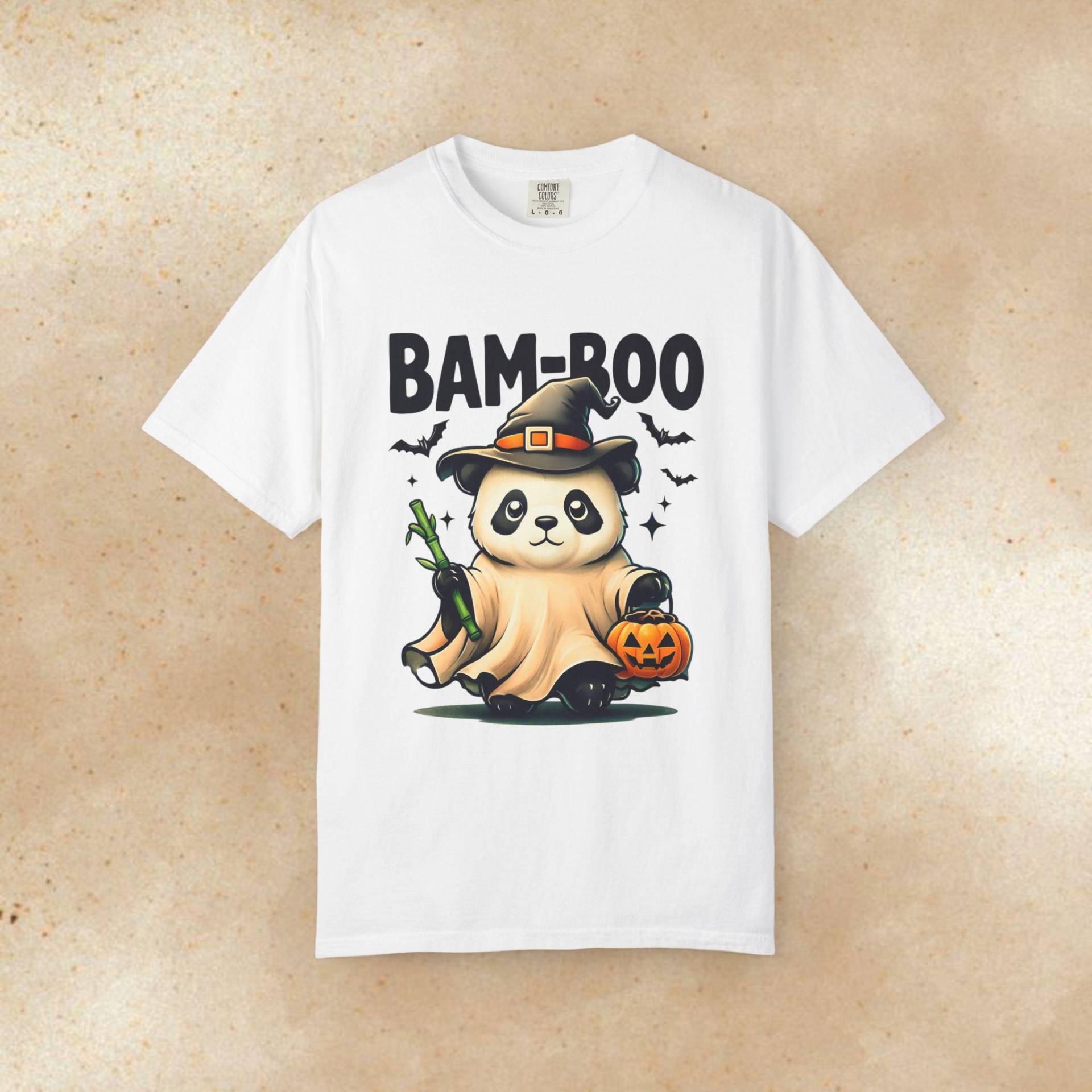 Süßer Halloween Panda T-Shirt, Retro Shirt, Unisex Garment-Dyed T-Shirt, Süßer Süßer Halloween Panda T-Shirt, Retro Shirt, Unisex Garment-Dyed T-Shirt, Süßer von FlamelGoods
