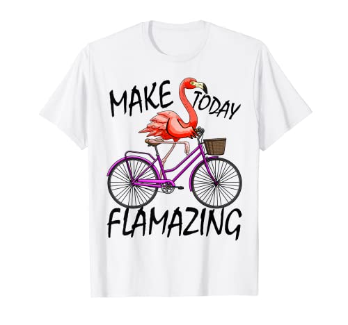 Make Today Flamazing Funny Flammingo Love für Damen, Rosa T-Shirt Make Today Flamazing Funny Flammingo Love für Damen, Rosa T-Shirt von Flamingo By Vm