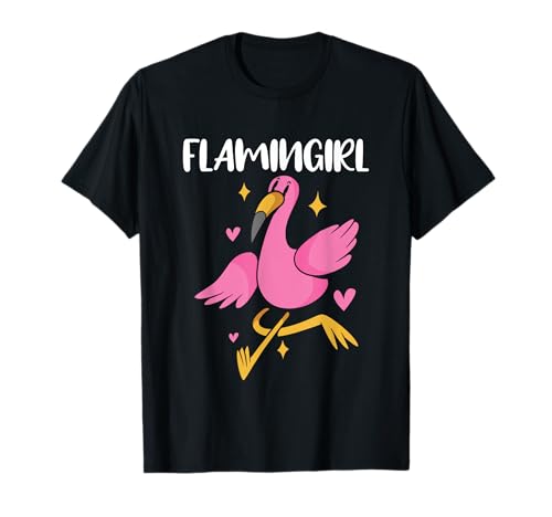 Flamingirl Flamingo Girl T-Shirt Flamingirl Flamingo Girl T-Shirt von Flamingo Design Idee Vogel