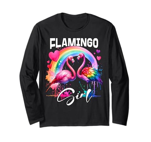 Flamingo Mädchen Flamingo Langarmshirt Flamingo Mädchen Flamingo Langarmshirt von Flamingo Designs Damen