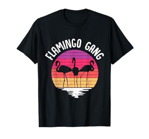 Flamingo Gang Frauen Junggesellinnen Damen Flamingo Party T-Shirt Flamingo Gang Frauen Junggesellinnen Damen Flamingo Party T-Shirt von Flamingo Geschenk Junggesellinnenabschied Frauen