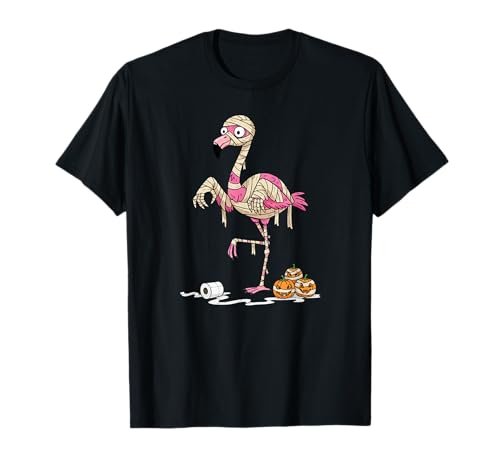 Lustiger Flamingo, Mama, Kürbis, Halloween, Kinder, Herren und Damen T-Shirt von Flamingo Lovers Cute Halloween Outfits Boy Girl