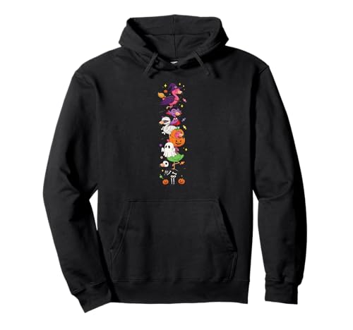 Flamingo Hexe Vampir Geist Halloween Kinder Herren Damen Pullover Hoodie Flamingo Hexe Vampir Geist Halloween Kinder Herren Damen Pullover Hoodie von Flamingo Lovers Halloween Skeleton Mummy Outfits