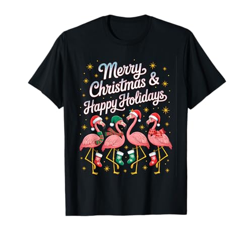 Rosa Flamingo Weihnachtsmannmütze Weihnachtsbeleuchtung Herren Damen Liebhaber T-Shirt Rosa Flamingo Weihnachtsmannmütze Weihnachtsbeleuchtung Herren Damen Liebhaber T-Shirt von Flamingo Santa Hat Tropical Christmas Tee Co.