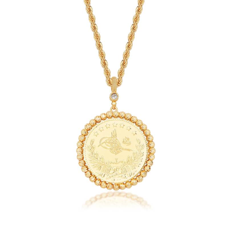 5Li Besibirlik Dorika Resat Halskette Gold Damenschmuck Altin Kolye Goldmünze 60cm 5Li Besibirlik Dorika Resat Halskette Gold Damenschmuck Altin Kolye Goldmünze 60cm von FlamingoJuwelier