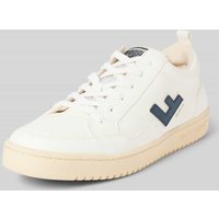 Flamingos Life Sneaker mit Label-Patch Modell 'ROLAND V.10' in Weiss, Größe 41 von Flamingos Life