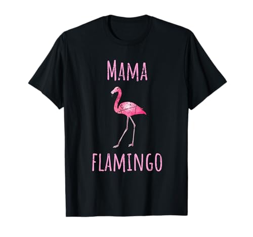 Sommer Rosa Vogel Mamamingo Tier Mama Flamingo T-Shirt Sommer Rosa Vogel Mamamingo Tier Mama Flamingo T-Shirt von Flammende Flamingo-Designs