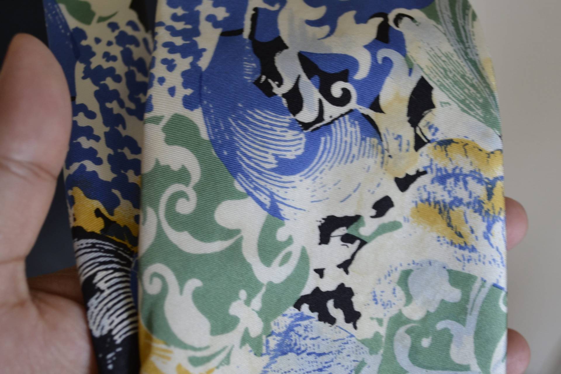 Vintage Renato Balestra Silk Tie von FlapperGirlFinds