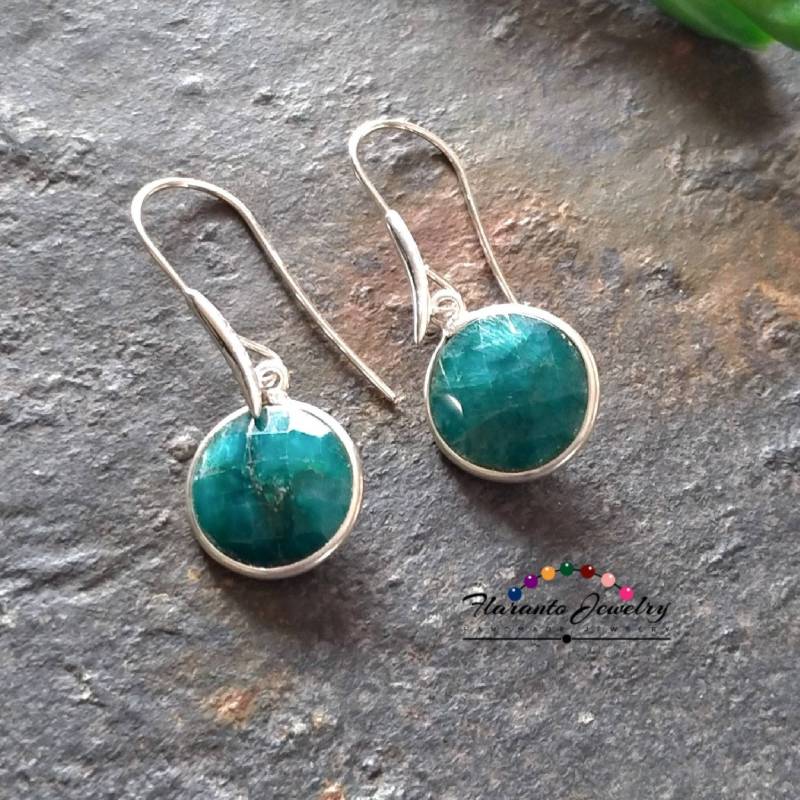 Smaragd Ohrringe, Sterling Silber Edelstein Perlen Kostenloser Inlandsversand, Jeden Tag Geschenk Für Sie Smaragd Ohrringe, Sterling Silber Edelstein Perlen Kostenloser Inlandsversand, Jeden Tag Geschenk Für Sie von FlarantoJewelry