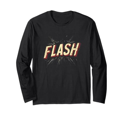Lustiges Blitz-Emblem für Erwachsene und Kinder Langarmshirt Lustiges Blitz-Emblem für Erwachsene und Kinder Langarmshirt von Flash Speech