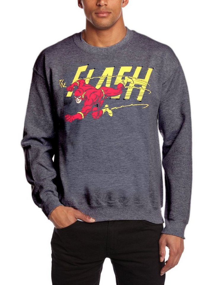 Flash Sweatshirt FLASH Sweatshirt DC Comics der Blitz Jugendliche + Erwachsene Sweater Pullover Pulli Gr. S M L XL XXL von Flash