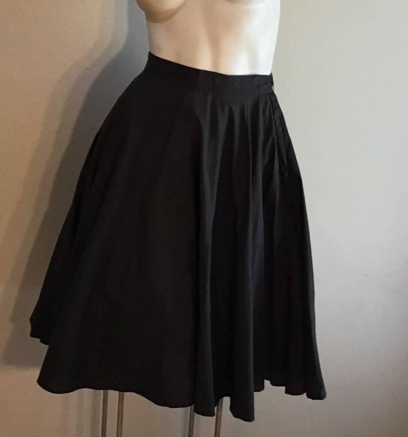 1950Er Jahre Kultiger Tellerrock Rockabilly/ Schwarz Gr von FlashbackATX