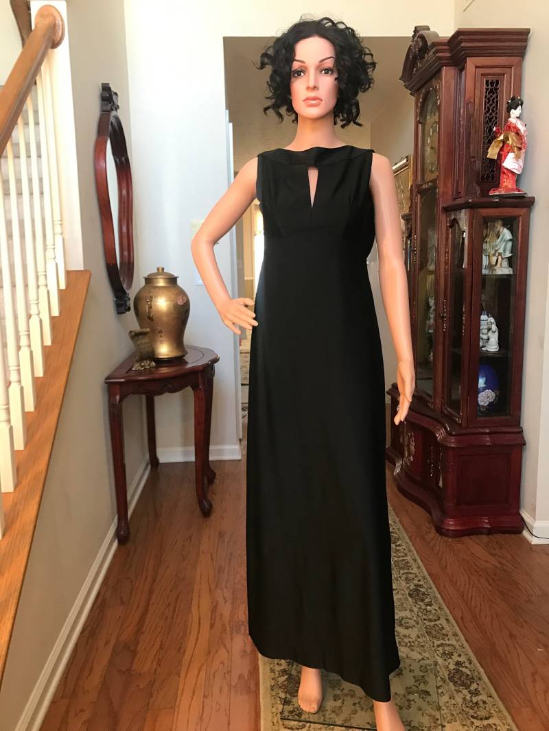 Jahrgang 1970 Werber, Schwarz Formal Dress Jahrgang 1970 Werber, Schwarz Formal Dress von FlashbackRewindbyT